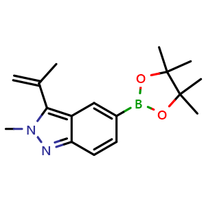 2-methyl-3-(prop-1-en-2-yl)-5-(4,4,5,5-tetramethyl-1,3,2-dioxaborolan-2-yl)-2H-indazole