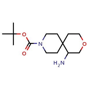 tert-butyl 1-amino-3-oxa-9-azaspiro[5.5]undecane-9-carboxylate