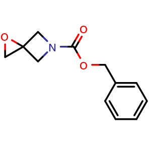 Chemical structure of benzyl 1-oxa-5-azaspiro[2.3]hexane-5-carboxylate , CAS 934664-22-9, AChemBlock Q53935