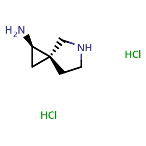 (1R,3S)-5-azaspiro[2.4]heptan-1-amine dihydrochloride