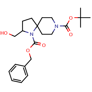 1-benzyl 8-(tert-butyl) 2-(hydroxymethyl)-1,8-diazaspiro[4.5]decane-1,8-dicarboxylate