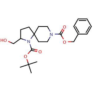 8-benzyl 1-(tert-butyl) 2-(hydroxymethyl)-1,8-diazaspiro[4.5]decane-1,8-dicarboxylate