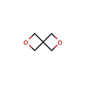 Chemical structure of 2,6-dioxaspiro[3.3]heptane , CAS 174-79-8, AChemBlock Q53984
