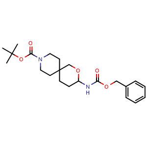 tert-butyl 3-(((benzyloxy)carbonyl)amino)-2-oxa-9-azaspiro[5.5]undecane-9-carboxylate