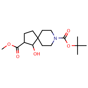 8-(tert-butyl) 2-methyl 1-hydroxy-8-azaspiro[4.5]decane-2,8-dicarboxylate