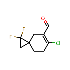 6-chloro-1,1-difluorospiro[2.5]oct-5-ene-5-carbaldehyde