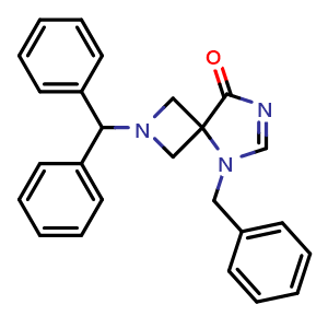2-benzhydryl-5-benzyl-2,5,7-triazaspiro[3.4]oct-6-en-8-one