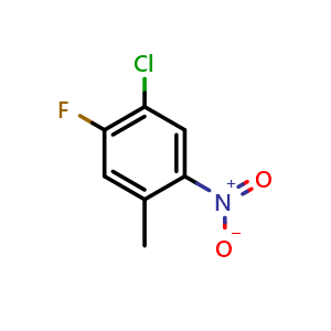 1-chloro-2-fluoro-4-methyl-5-nitrobenzene