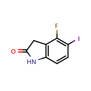 4-fluoro-5-iodoindolin-2-one