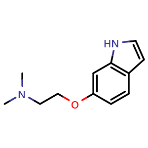 2-((1H-indol-6-yl)oxy)-N,N-dimethylethan-1-amine