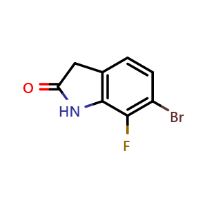 6-bromo-7-fluoroindolin-2-one