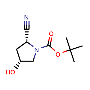 tert-butyl (2R,4R)-2-cyano-4-hydroxypyrrolidine-1-carboxylate