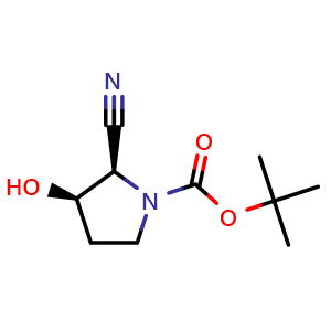 tert-butyl (2R,3R)-2-cyano-3-hydroxypyrrolidine-1-carboxylate