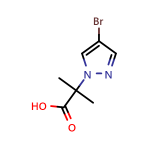 2-(4-bromo-1H-pyrazol-1-yl)-2-methylpropanoic acid
