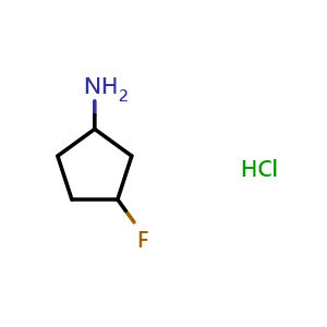 3-fluorocyclopentan-1-amine hydrochloride