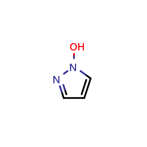 Chemical structure of 1H-pyrazol-1-ol , CAS 81945-73-5, AChemBlock Q54490