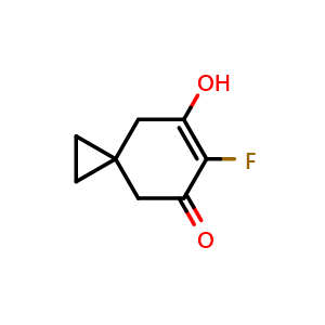 6-fluoro-7-hydroxyspiro[2.5]oct-6-en-5-one