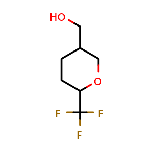(6-(trifluoromethyl)tetrahydro-2H-pyran-3-yl)methanol