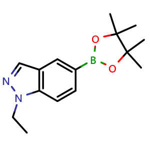 1-ethyl-5-(4,4,5,5-tetramethyl-1,3,2-dioxaborolan-2-yl)-1H-indazole