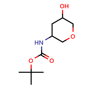 tert-butyl (5-hydroxytetrahydro-2H-pyran-3-yl)carbamate