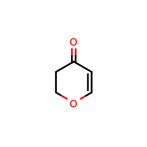 Chemical structure of 2,3-Dihydro-4H-pyran-4-one , CAS 84302-42-1, AChemBlock Q54629