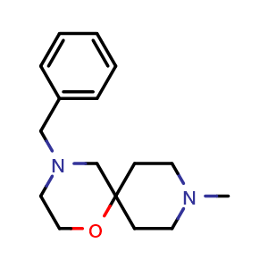 4-benzyl-9-methyl-1-oxa-4,9-diazaspiro[5.5]undecane