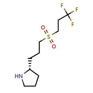 (S)-2-(3-((3,3,3-trifluoropropyl)sulfonyl)propyl)pyrrolidine