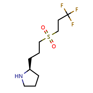 (R)-2-(3-((3,3,3-trifluoropropyl)sulfonyl)propyl)pyrrolidine
