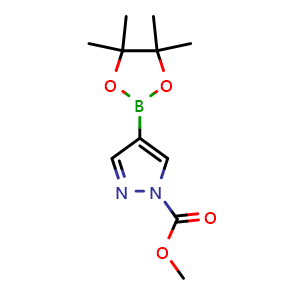 methyl 4-(4,4,5,5-tetramethyl-1,3,2-dioxaborolan-2-yl)-1H-pyrazole-1-carboxylate