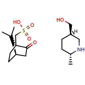 ((3R,6R)-6-methylpiperidin-3-yl)methanol ((1S,4R)-7,7-dimethyl-2-oxobicyclo[2.2.1]heptan-1-yl)methanesulfonate
