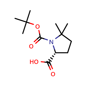 (R)-1-(tert-butoxycarbonyl)-5,5-dimethylpyrrolidine-2-carboxylic acid