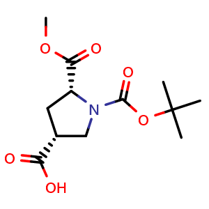 (3R,5R)-1-(tert-butoxycarbonyl)-5-(methoxycarbonyl)pyrrolidine-3-carboxylic acid