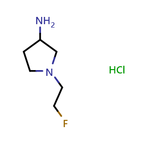 1-(2-fluoroethyl)pyrrolidin-3-amine hydrochloride