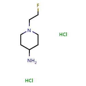 1-(2-fluoroethyl)piperidin-4-amine dihydrochloride