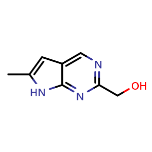 (6-methyl-7H-pyrrolo[2,3-d]pyrimidin-2-yl)methanol