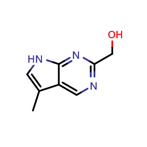 (5-methyl-7H-pyrrolo[2,3-d]pyrimidin-2-yl)methanol