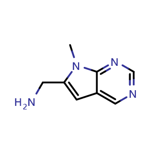 (7-methyl-7H-pyrrolo[2,3-d]pyrimidin-6-yl)methanamine