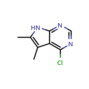 4-chloro-5,6-dimethyl-7H-pyrrolo[2,3-d]pyrimidine