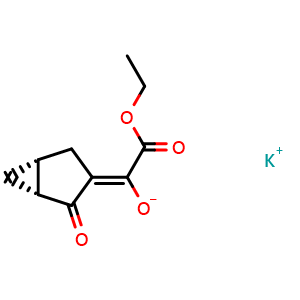 potassium (Z)-2-ethoxy-2-oxo-1-((1R,5R)-2-oxobicyclo[3.1.0]hexan-3-ylidene)ethan-1-olate