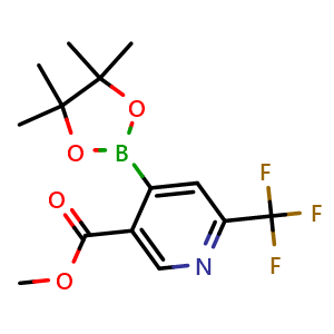 methyl 4-(4,4,5,5-tetramethyl-1,3,2-dioxaborolan-2-yl)-6-(trifluoromethyl)nicotinate