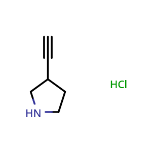 3-ethynylpyrrolidine hydrochloride