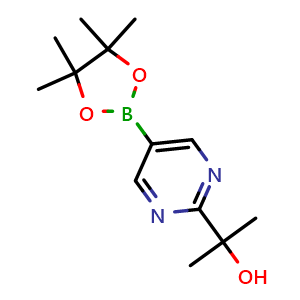 2-(5-(4,4,5,5-tetramethyl-1,3,2-dioxaborolan-2-yl)pyrimidin-2-yl)propan-2-ol