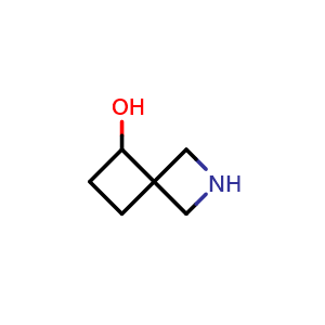 Chemical structure of 2-azaspiro[3.3]heptan-5-ol , CAS 1352546-78-1, AChemBlock Q55551