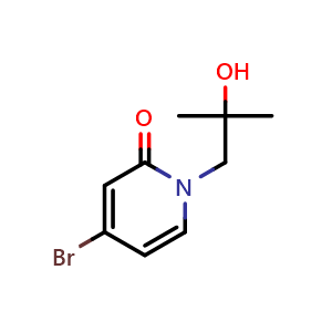4-bromo-1-(2-hydroxy-2-methylpropyl)pyridin-2(1H)-one