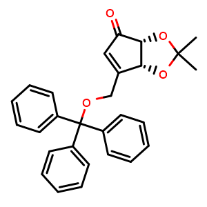 (3aR,6aR)-2,2-dimethyl-6-((trityloxy)methyl)-3a,6a-dihydro-4H-cyclopenta[d][1,3]dioxol-4-one