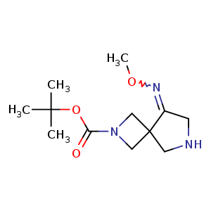 tert-butyl 8-(methoxyimino)-2,6-diazaspiro[3.4]octane-2-carboxylate