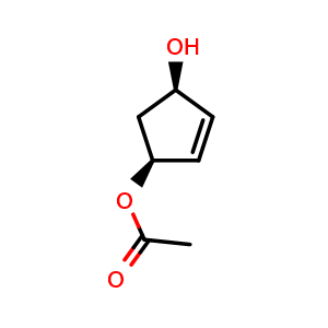 (1S,4R)-4-hydroxycyclopent-2-en-1-yl acetate