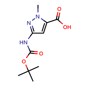 3-((tert-butoxycarbonyl)amino)-1-methyl-1H-pyrazole-5-carboxylic acid