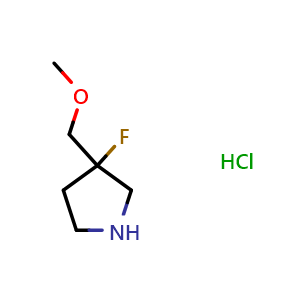 3-fluoro-3-(methoxymethyl)pyrrolidine hydrochloride