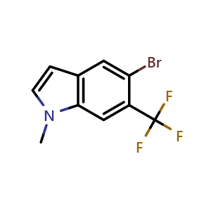 5-bromo-1-methyl-6-(trifluoromethyl)-1H-indole